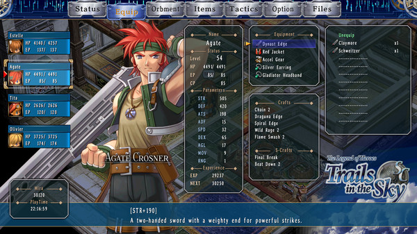 The Legend of Heroes Trails in the Sky SC