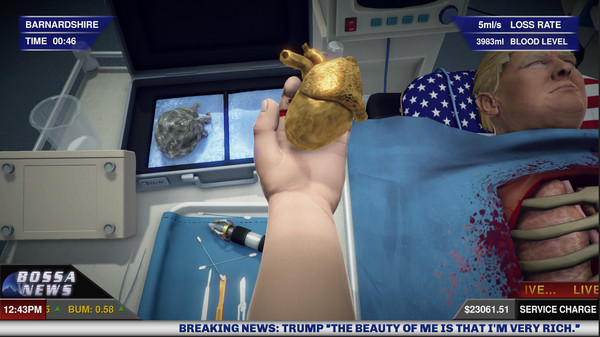 Surgeon Simulator Anniversary Edition Inside Donald Trump